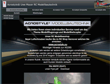 Tablet Screenshot of acrostyle.de